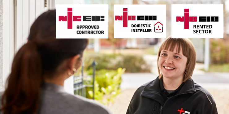 NICEIC approved contractor with domestic installer and rented sector