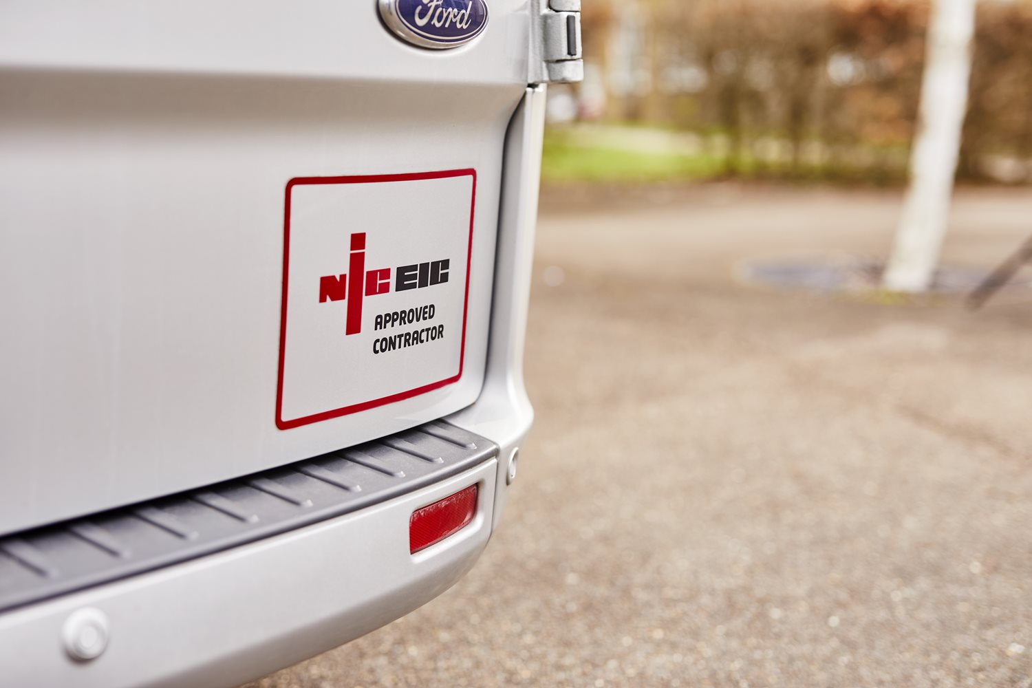 NICEIC Approved Contractor Van sticker