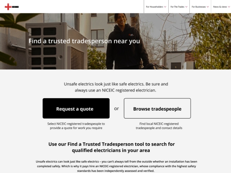 Starting page