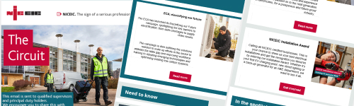 Sample of NICEIC's The Circuit e-newsletter