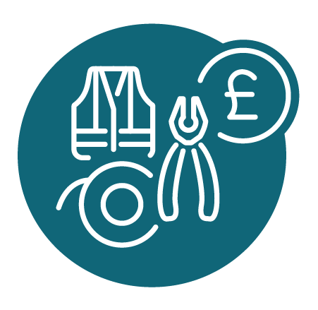 Tools and workwear icon