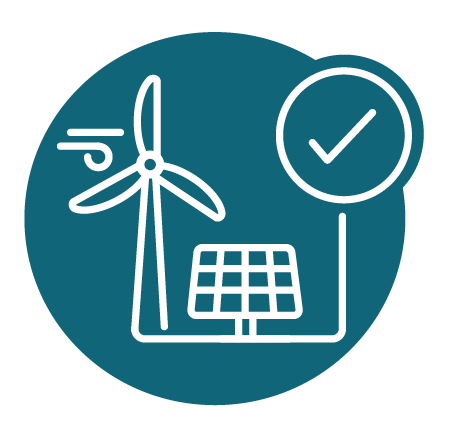 Working on your behalf icon
